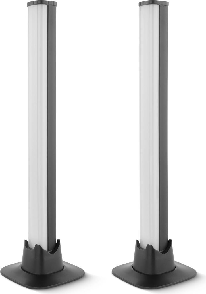 MeLiTec Bluetooth RGB Tischleuchten "MeLiQualizer" 2er Set