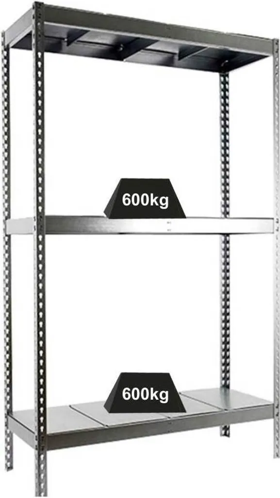 Rayonnage de stockage pour entrepôt et garage 200x150x45cm Proregal