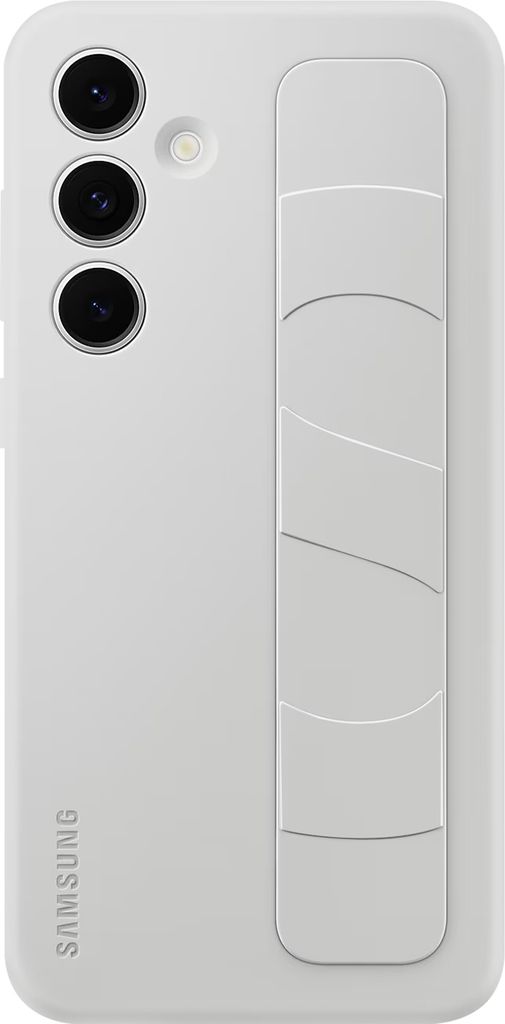 Original Standing Grip Backcover Samsung Galaxy S24 FE - Grau