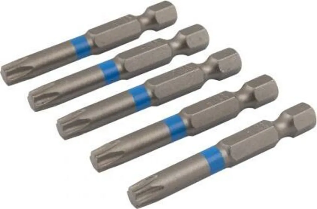 Dynaplus TX-30 Bleu Embout de vissage 50mm Torx pour vis bois 5 pièces