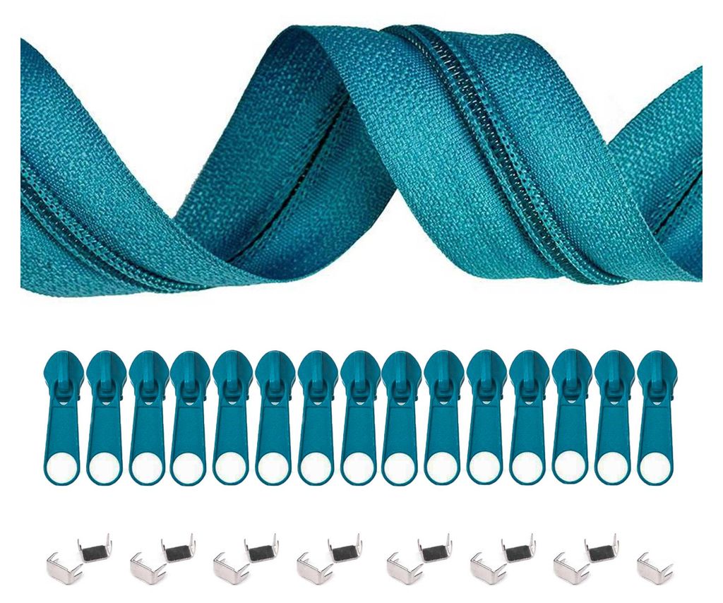 5m Endlos-Reißverschluss 3mm mit 10 Zippern und 15 Produktbild 