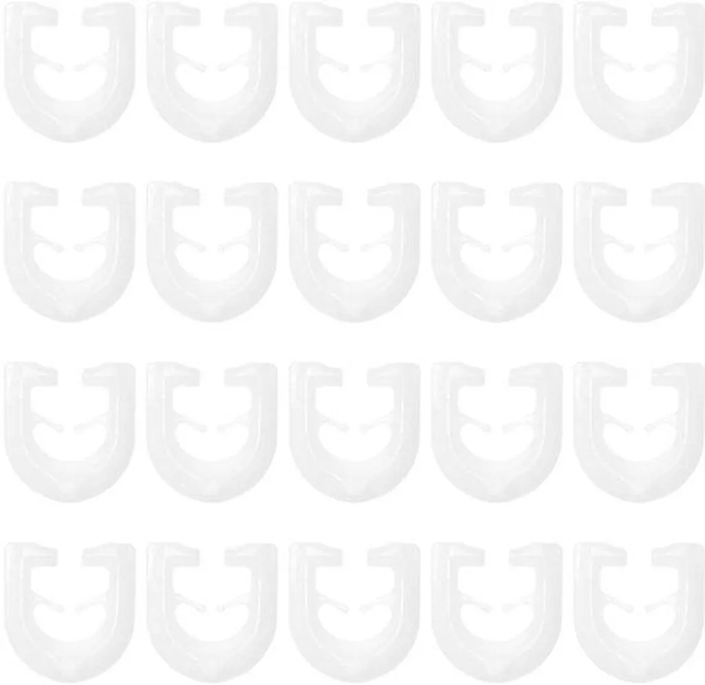 Coulisseaux en T transparents anti-blocage - Pack de 200 pour vos rails