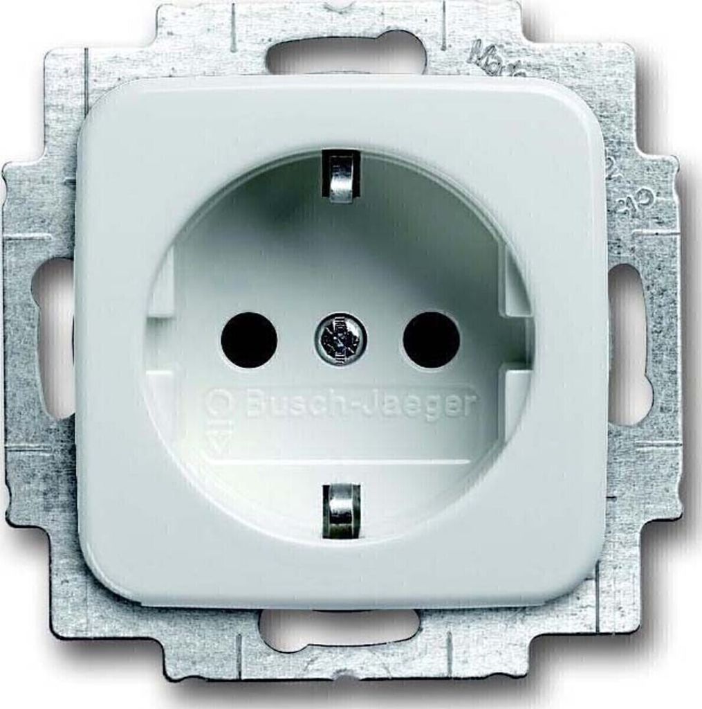 BJ Reflex SI Schuko Kombi 20 EUCBLI-214 mit LED-Beleuchtung alpinweiss