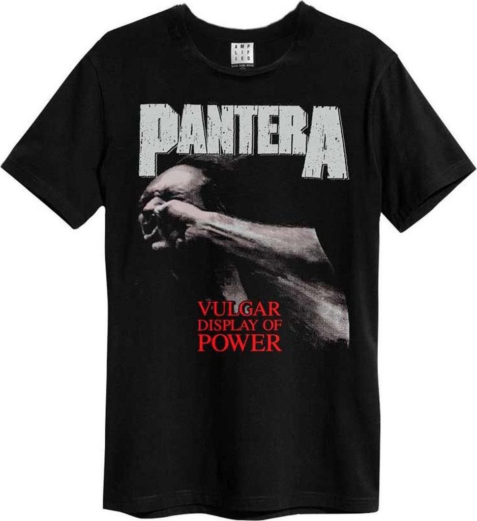 Amplified - "Vulgar Display Of Power" T-Shirt für Herren/Damen Uni GD3381 (L) (Schwarz)