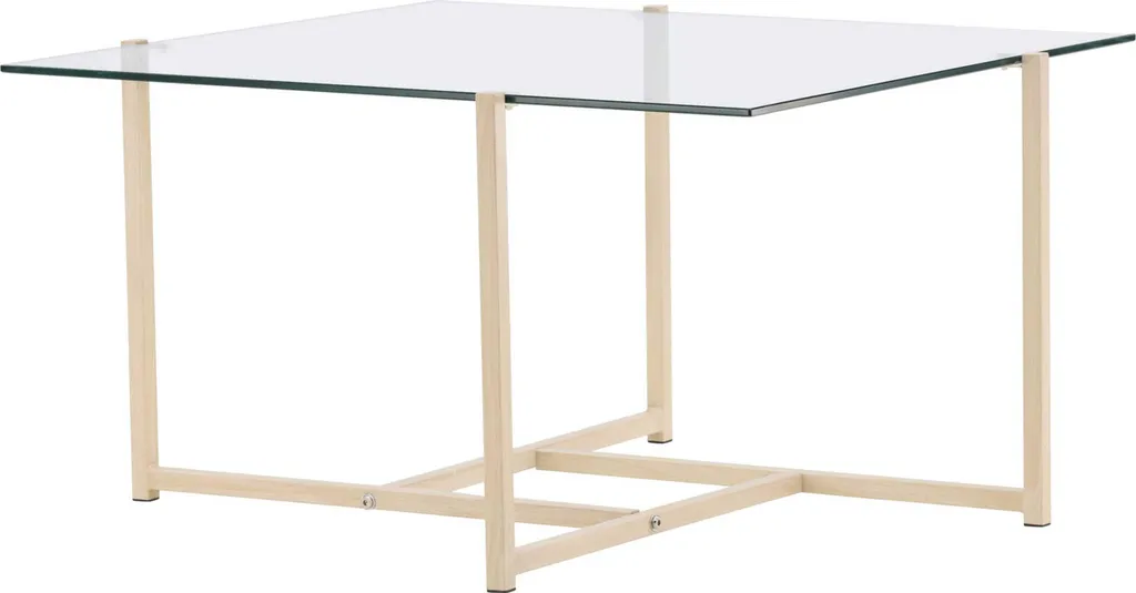 Table basse robuste bois clair Hybrid Venture Home stable et durable