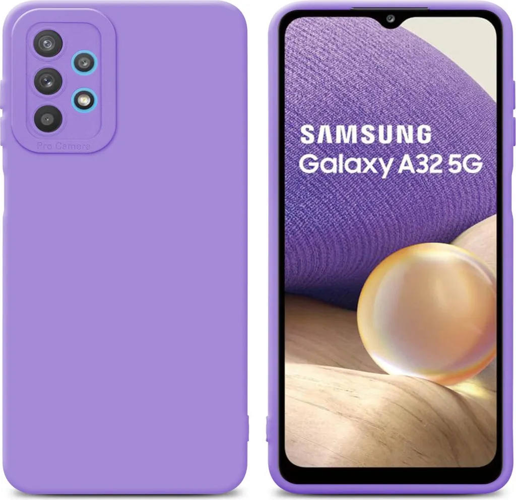 Custodia Samsung A32 5G Cadorabo Viola - Cover Ultra Sottile in Silicone