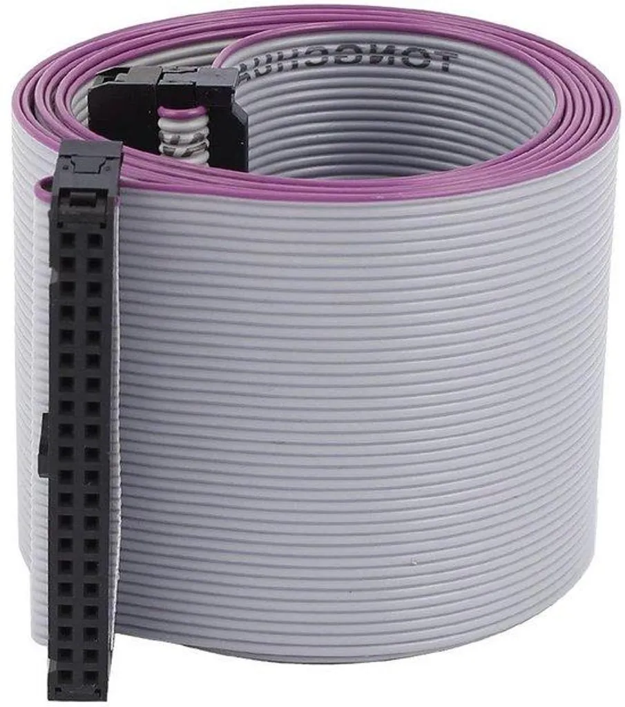Nappe grise 40 broches femelle pour disques durs IDE et électronique