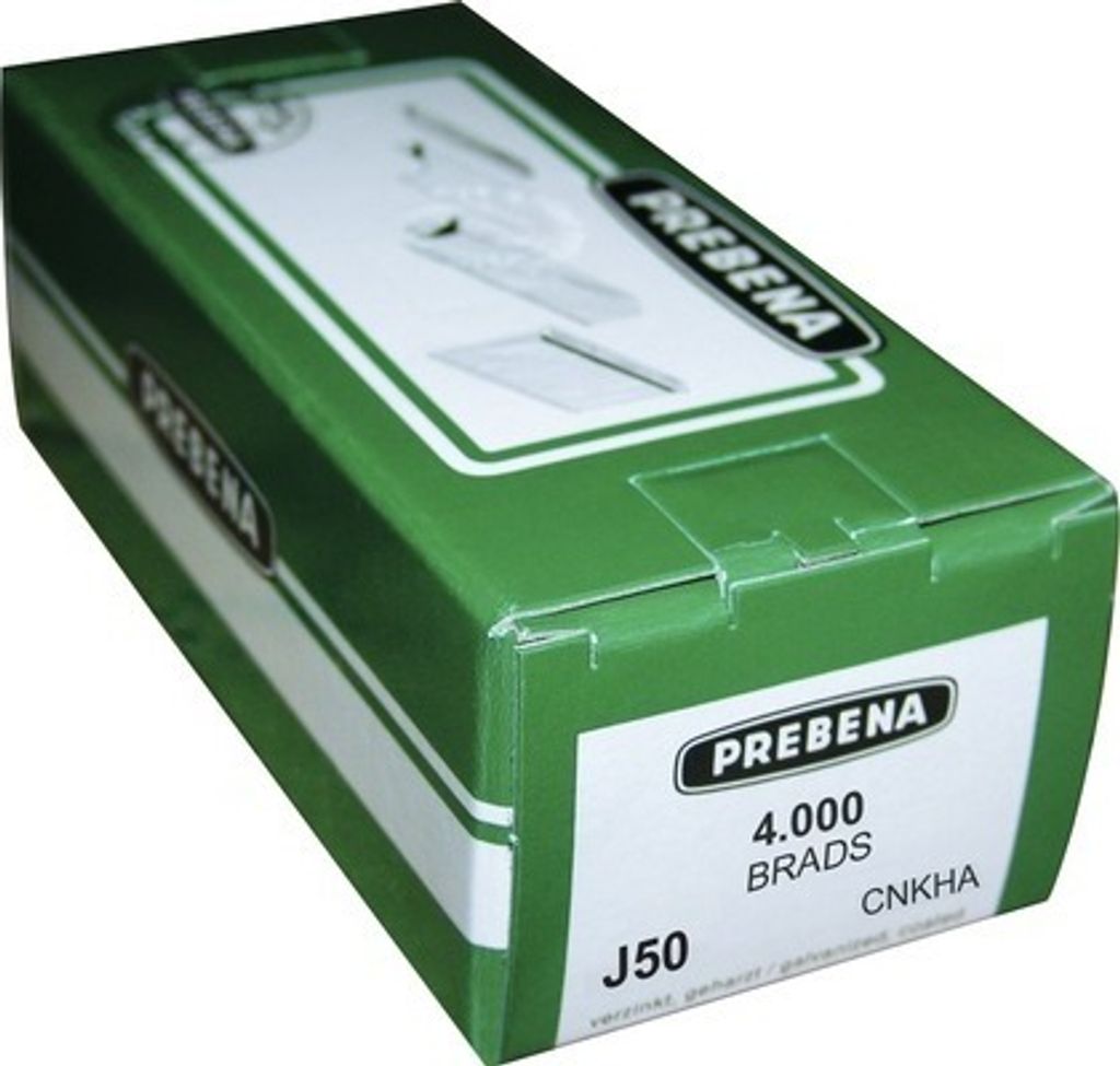 Prebena J 50 CNKHA Stauchkopfnägel Brads 50 mm 4000 Stück - Produktbild 