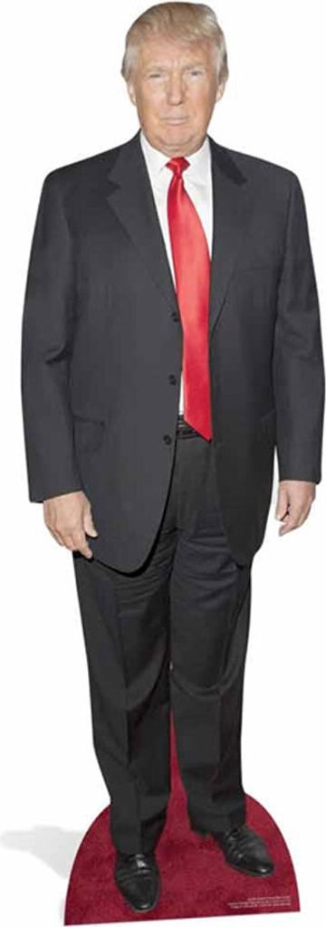 Trump, Donald cartone stand-up Red Tie Red Carpet Immagine del prodotto 