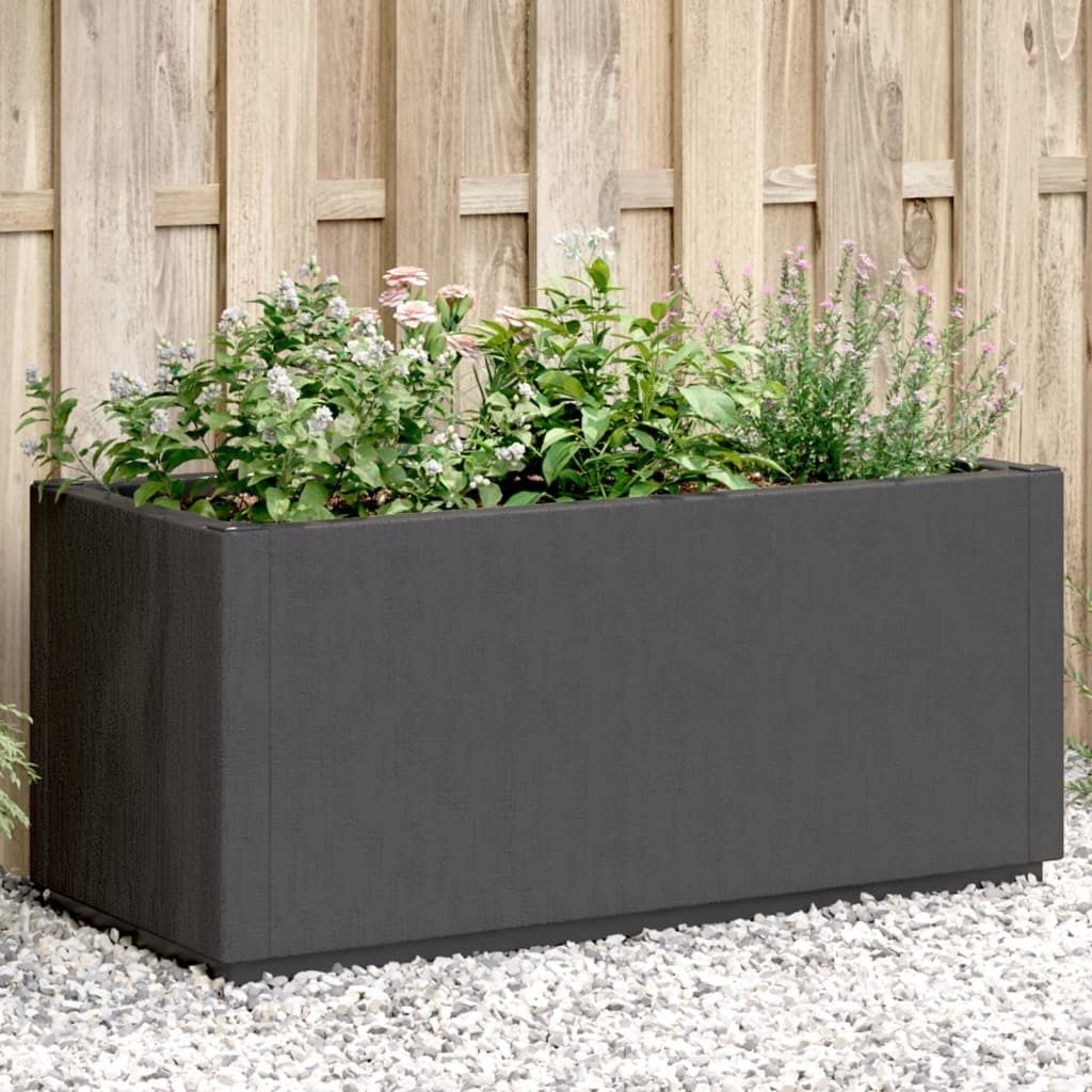 Möbel Pflanzkübel Dunkelgrau 80x36x35 cm PP - Beete 2024 Produktbild 