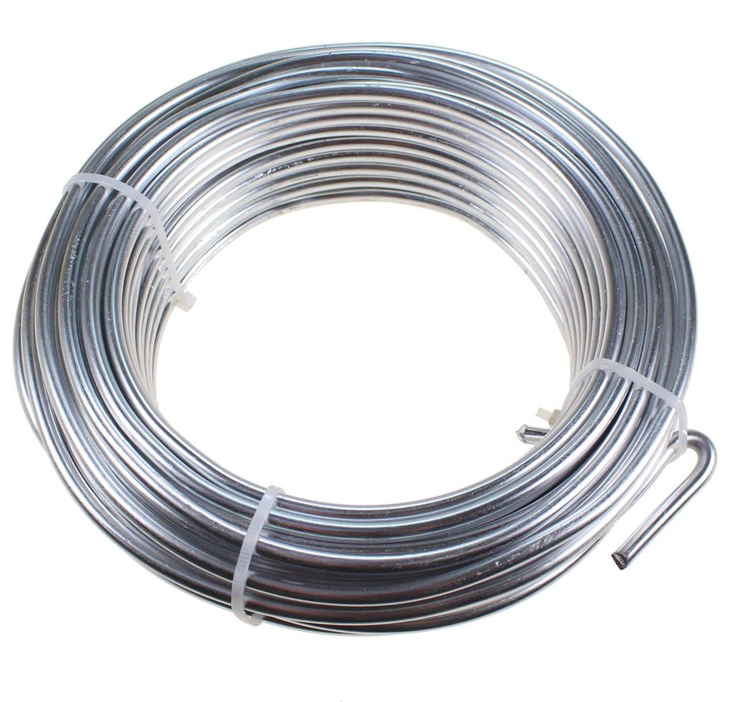 1kg  Aludraht 5mm dick Aluminiumdraht Alu Draht ca.19m Produktbild 