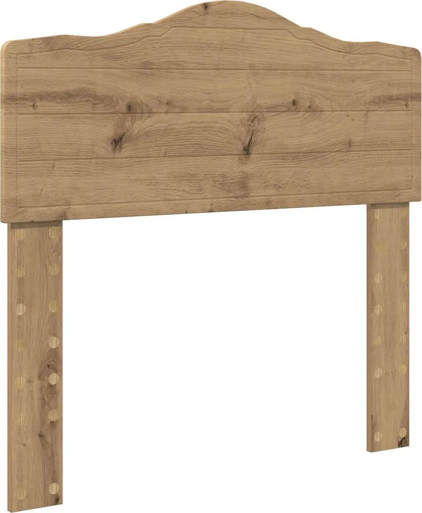 Testiera Letto Rovere Artisan 80 cm: Eleganza in Legno per Camera Single