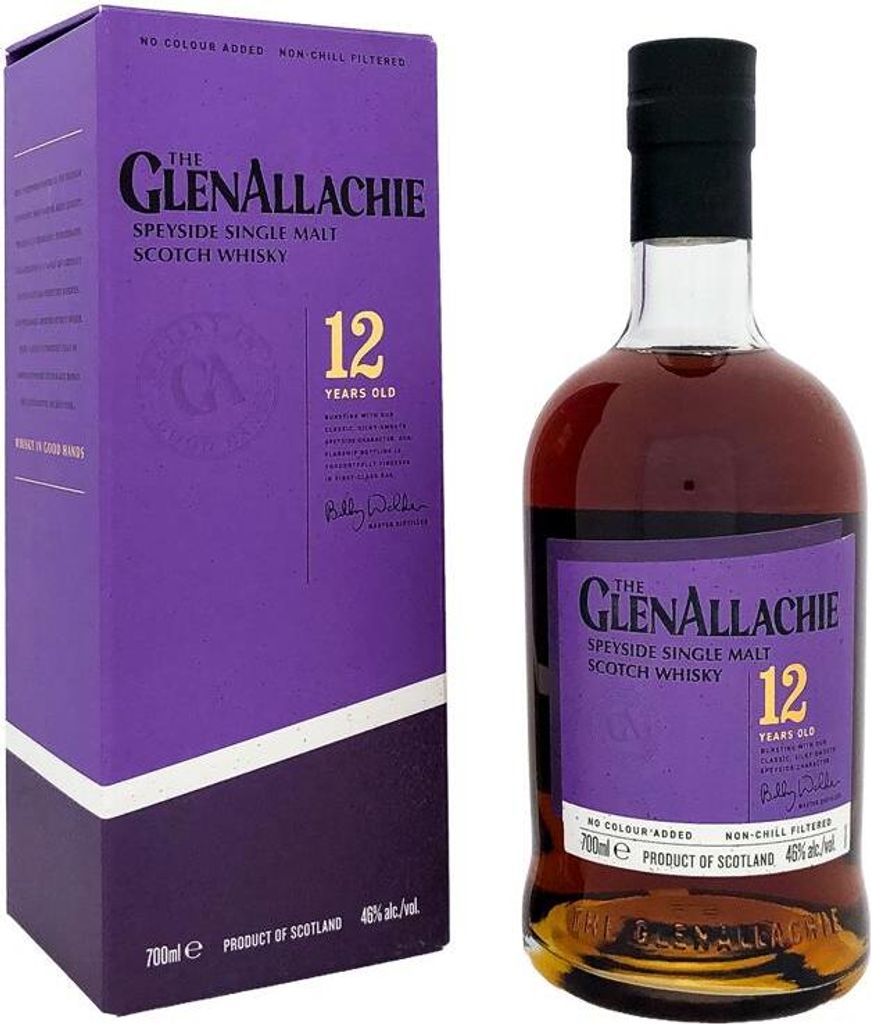 GlenAllachie 12 Years + Box 700ml 46% Vol. Produktbild 6