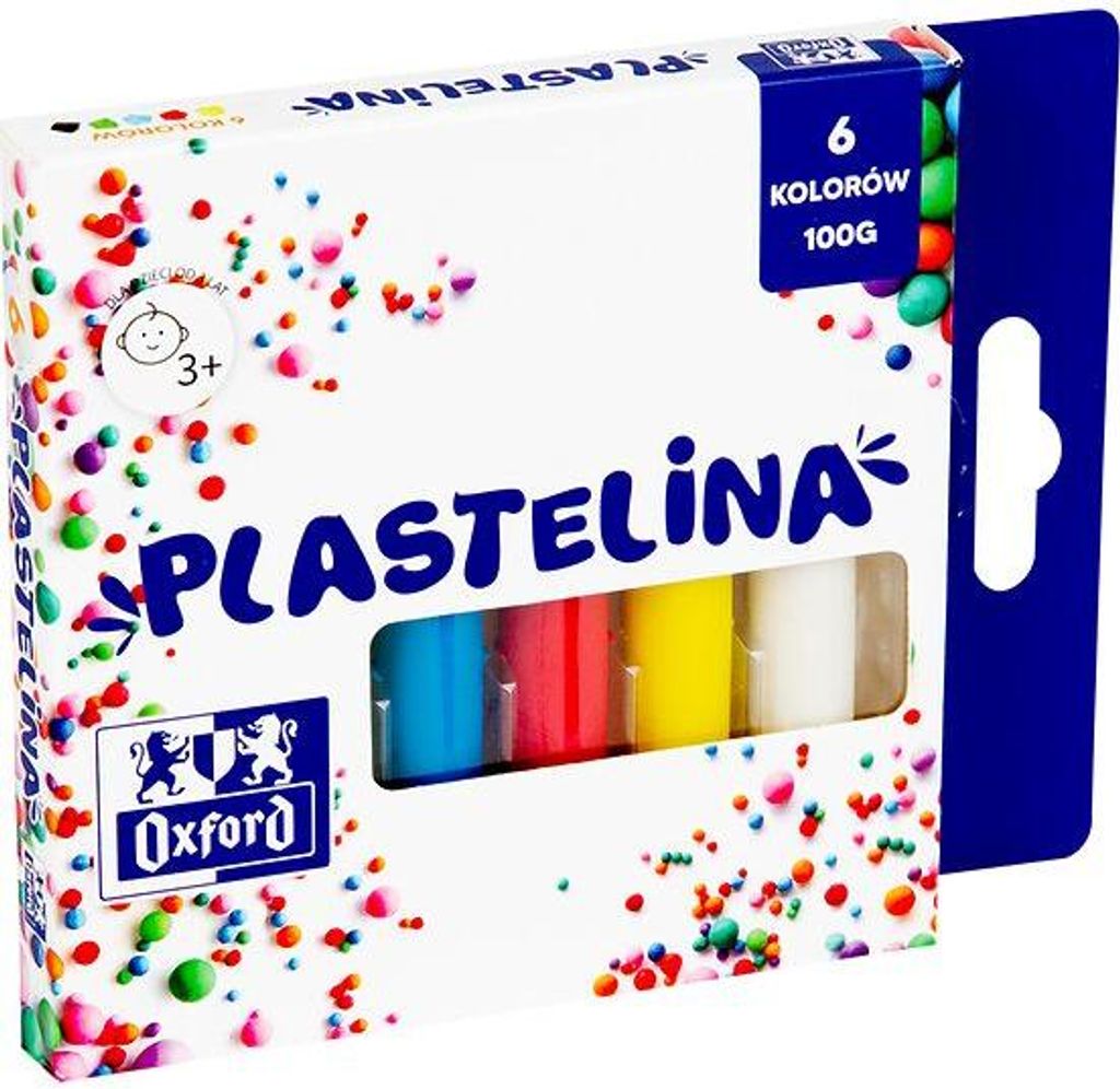 Oxford Plastelina Regular 6 kolorów