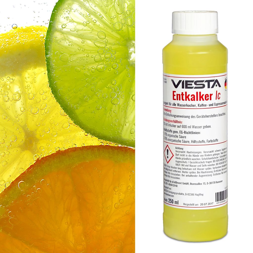 Viesta Entkalker Ic für Kaffeevollautomat, Kaffeemaschine, Wasserkocher etc. (250ml), universell einsetzbarer