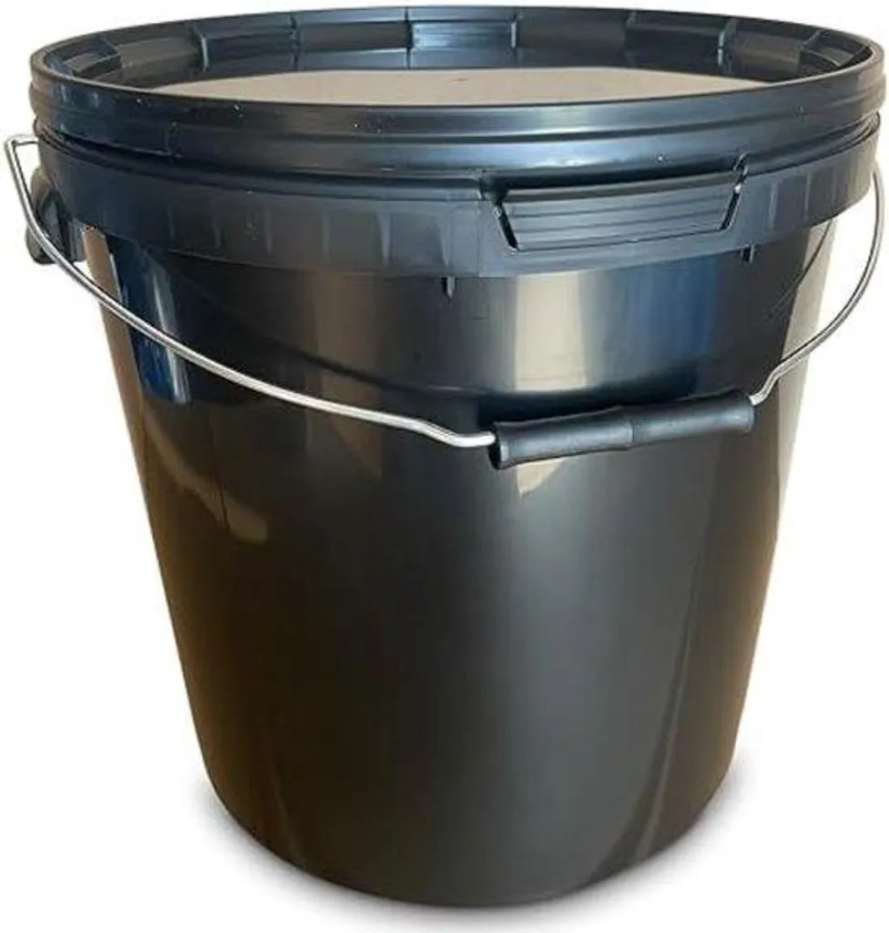 Récipient en métal 20L ultra-résistant avec couvercle en acier renforcé
