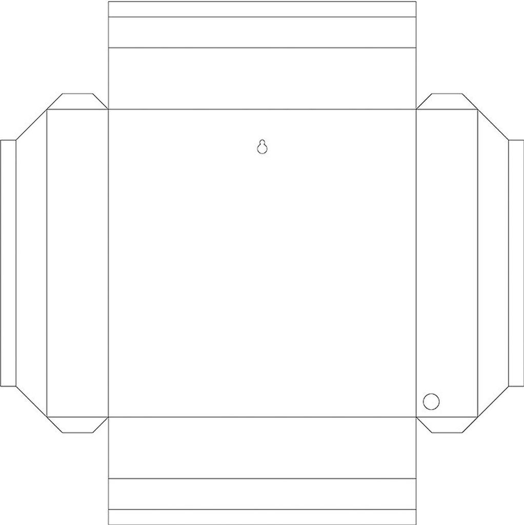 Ursus 21510001F Shadow Boxes Winterwald, ca. 19 x 19 x 4 cm, Bastelset mit 3 Blatt Bastelkarton, 3D-Stern Effektfolie, LED Mikro Lichterkette, Kleb...