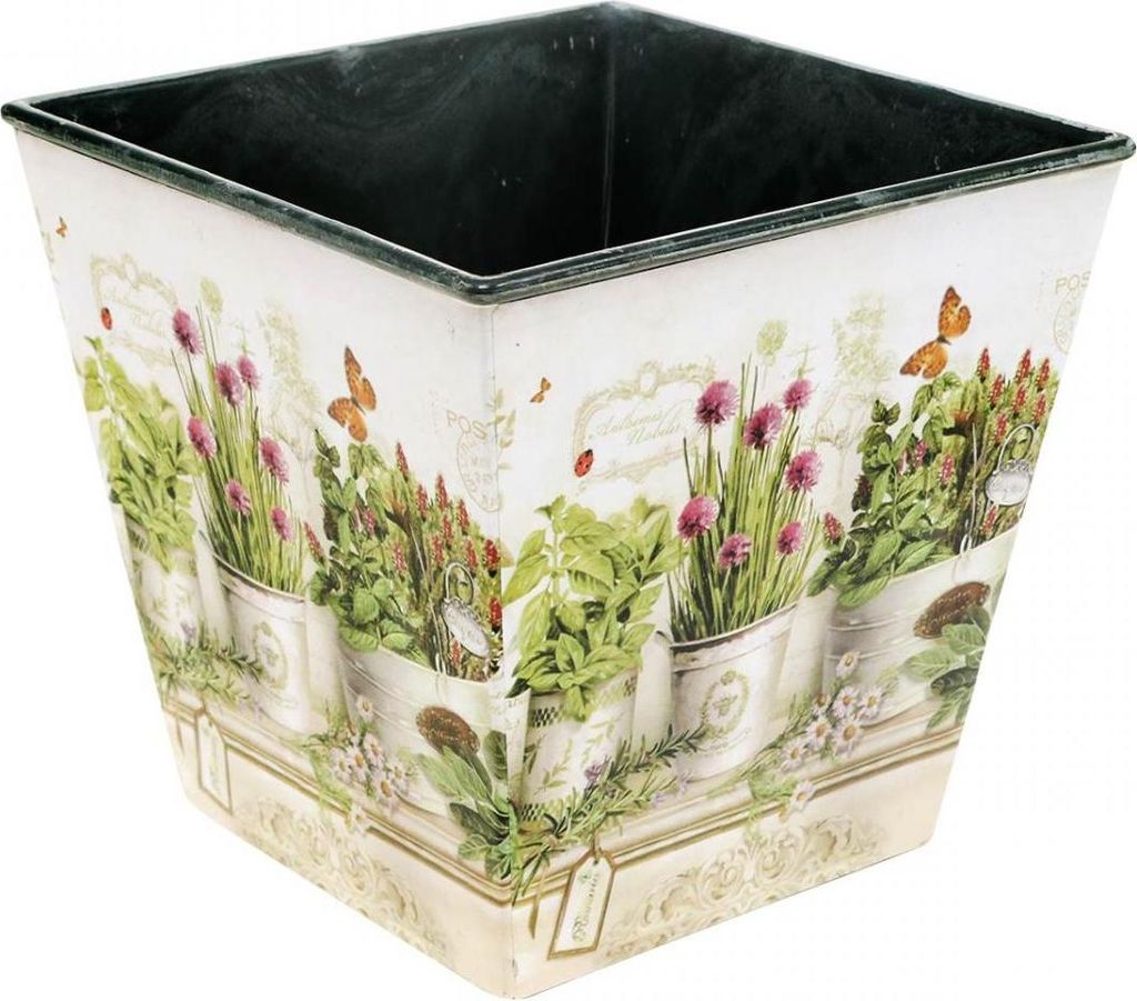 Kräutertopf Dekorativ für Küchenkräuter und Dekoration