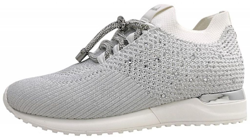 La Strada  Damenschuhe Halbschuhe Slipper Silber Freizeit Productafbeelding 