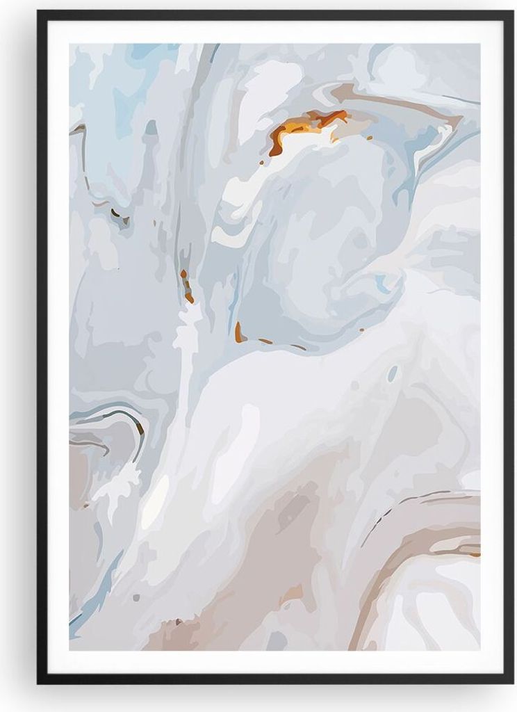Gerahmtes Poster - Schwarzer Rahmen - Abstraktion modern - Produktbild 