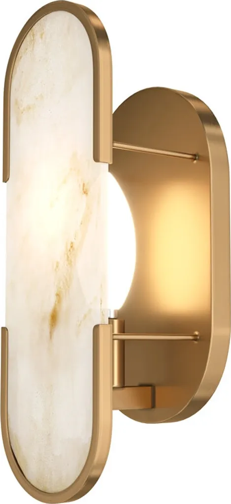 Applique murale Maytoni en marbre doré E14 dimmable 29,5 cm chic