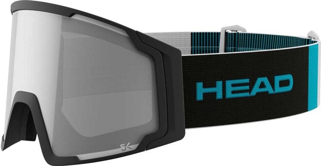 Head Neves Pro 5k Race + Spare Lens Skibrille Schwarz L Schwarz L