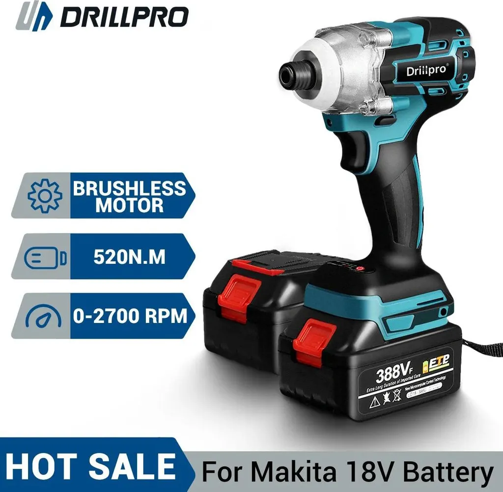 Avvitatore ad Impatto 520Nm 18V G77697 Oro: Potenza per Meccanica Auto