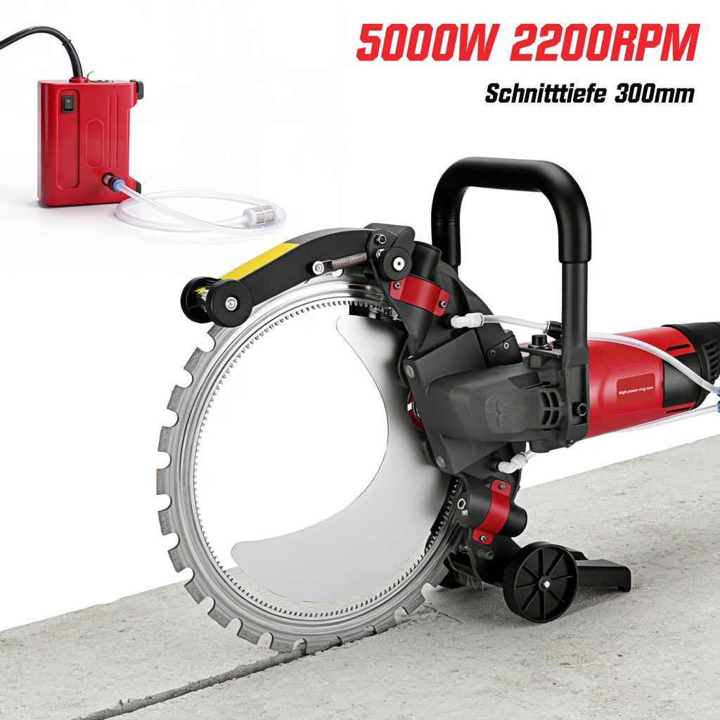 5000W Elektriche Betonsäge Ø408mm Diamantklinge 2200RPM, Produktbild 