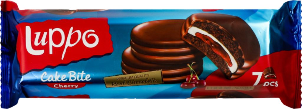 SOLEN CAKE BITE Ciastka w Czekoladzie z Pianką i Wiśniową Zdjęcie produktu 