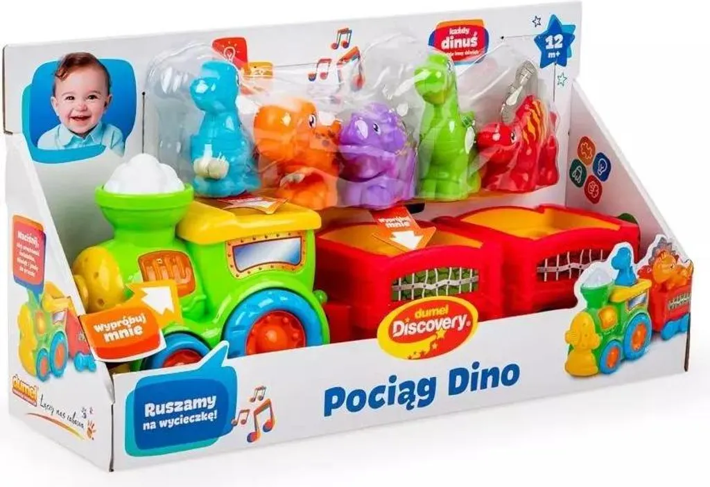Circuit de Train Dinosaure Jouet Éducatif pour Enfant en Bois Naturel