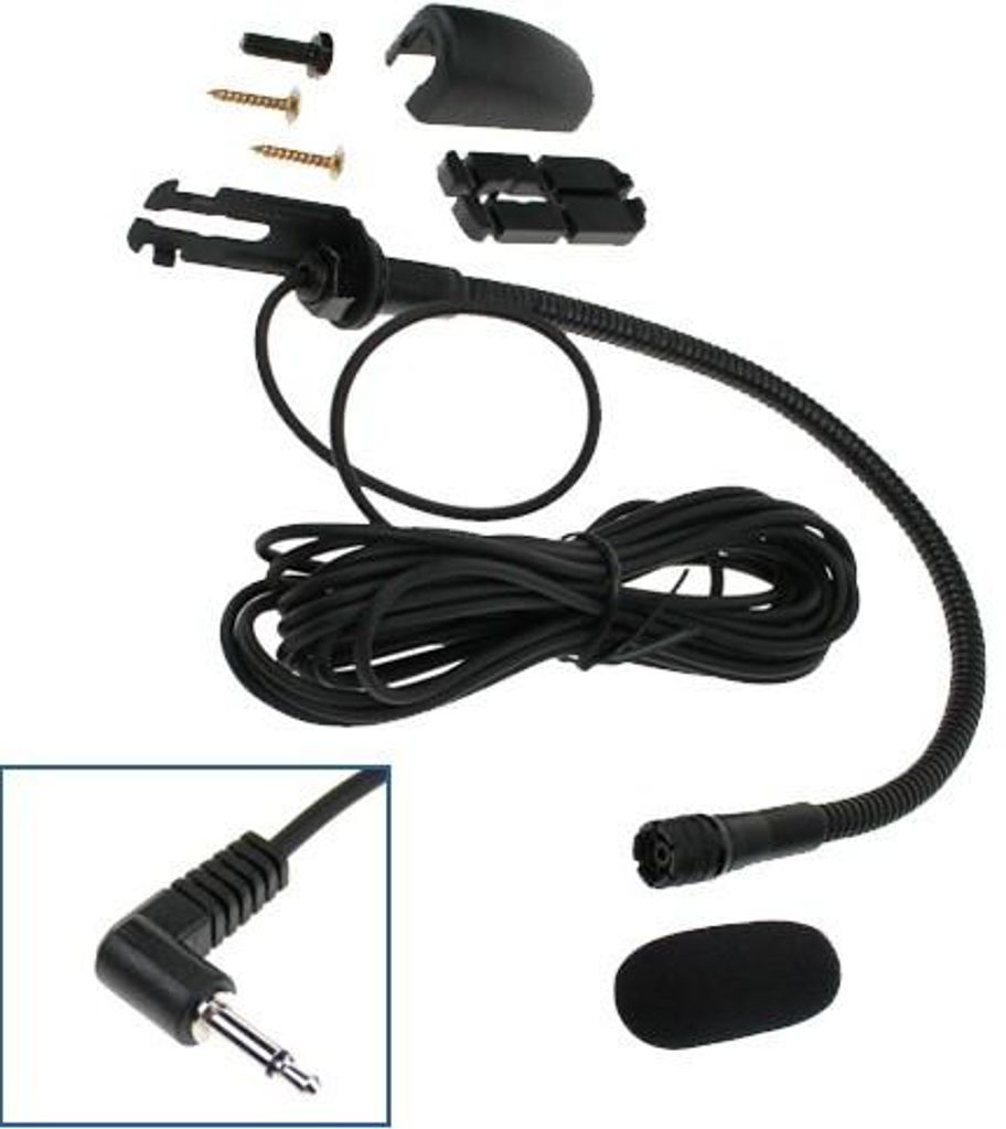 Carcomm CHFM-03 Schwanenhals Mikro 3,5mm Plug passiv 8mm Produktbild 