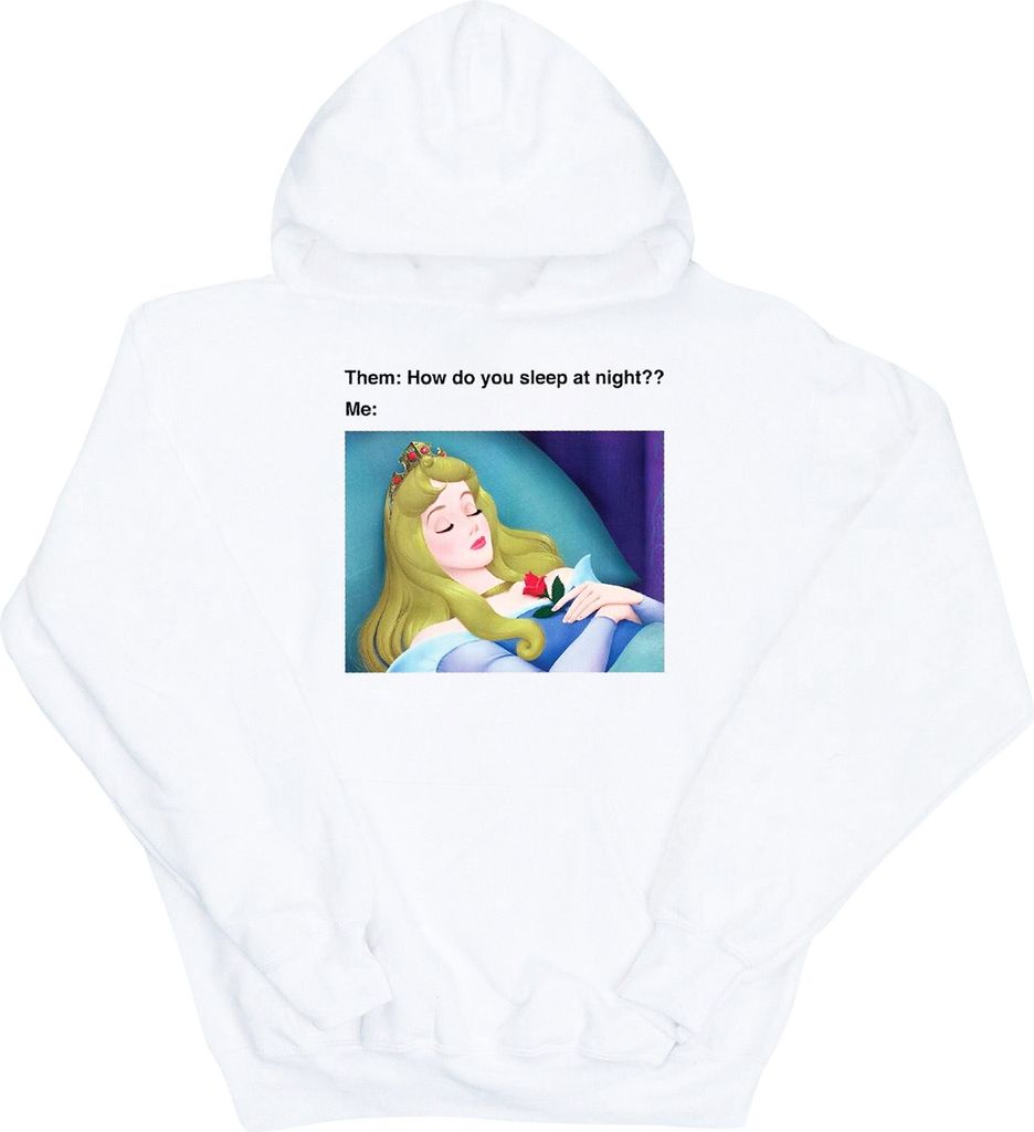 Disney - "Sleeping Beauty" Kapuzenpullover für Herren BI6438 (XL) (Weiß)