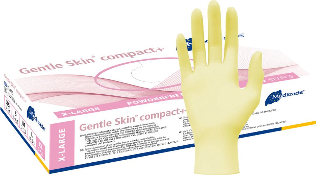 Meditrade - Einmalhandschuhe Gentle Skin compact - Größe XL - 10x100 Stück