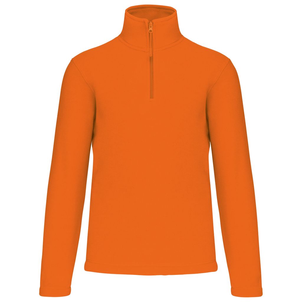 Kariban Herren Fleecepullover Fleece Pullover Sweatshirt Fleecejacke, Größe:4XL, Farbe:Orange