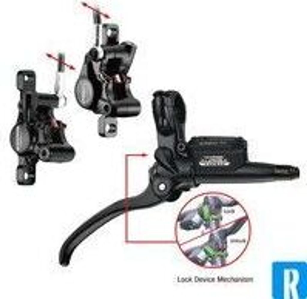 Tektro Scheibenbremsen-Minikit – Hardware-Set Zum Schneiden Der Bremsscheiben, Schwarz, 180 Mm
