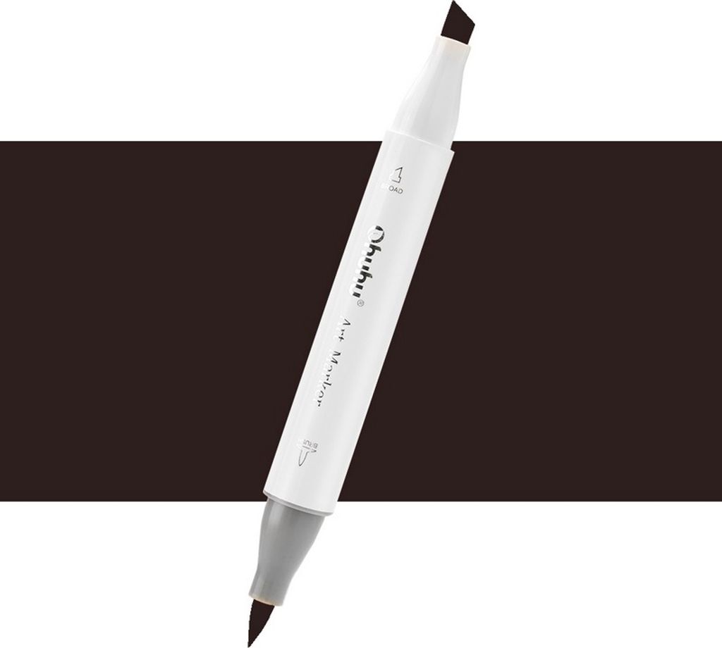 OHUHU dwustronny marker alkoholowy Brush & Chisel, 120 Zdjęcie produktu 