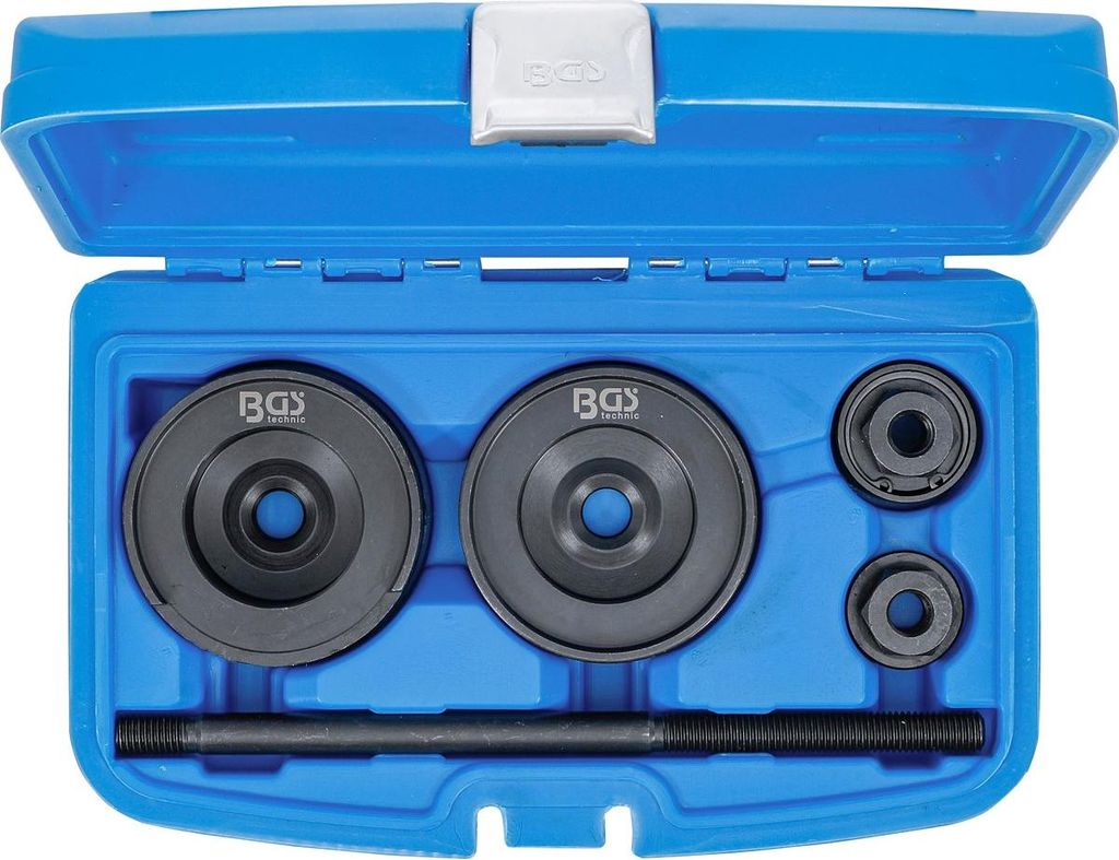 BGS 7752 Lenkrad-Abzieher-Satz – 8-teilig, Für Opel & Ford, 87 + 153 Mm Spanntiefe BGS 7752 Lenkrad-Abzieher-Satz – 8-teilig, Für Opel & Ford, 87 + 153 Mm Spanntiefe