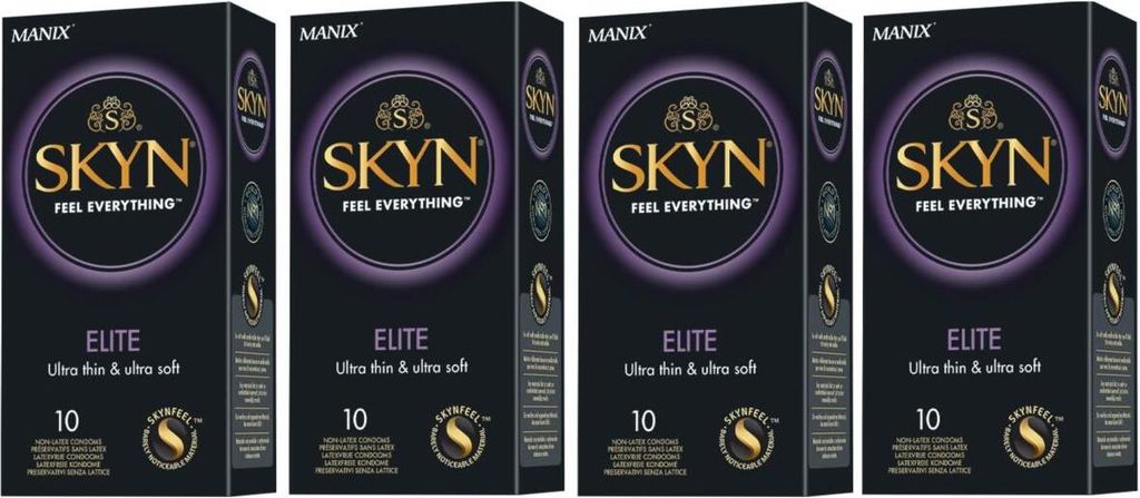 40 Stück SKYN Elite Kondome Skynfeel Latexfrei Extra Dünn Produktbild 