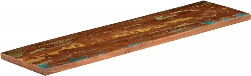 vidaXL Tischplatte 120x30x2,5 cm Rechteckig Altholz Massiv