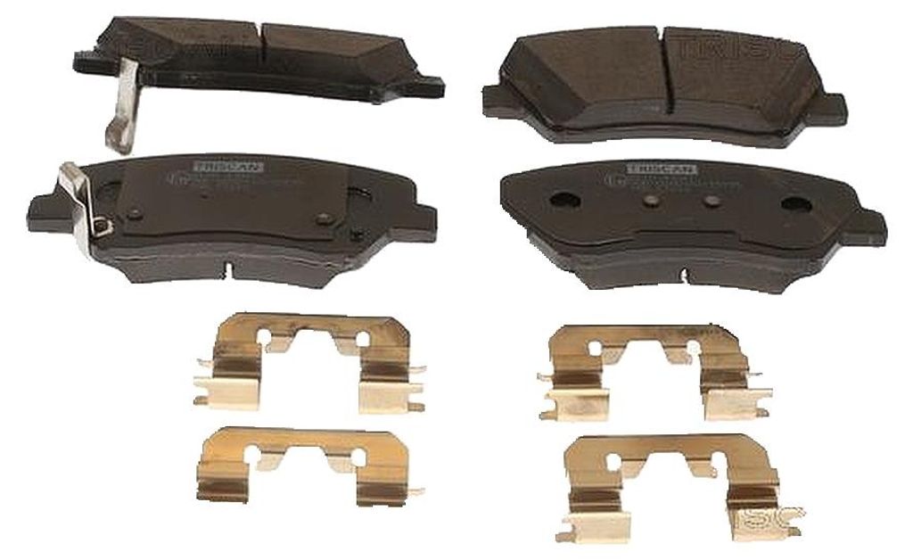 Bremsbelagsatz Scheiben 18 mm TRISCAN IAM-Expertise für u.a. KIA CEE'D