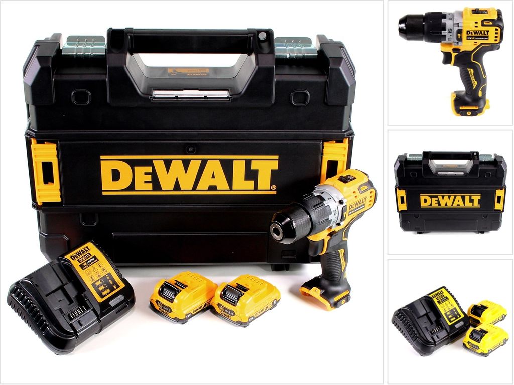 Dewalt Schlagbohrmaschine 12V 57/25Nm 2X2.0Ah Dcd706D2 Produktbild 