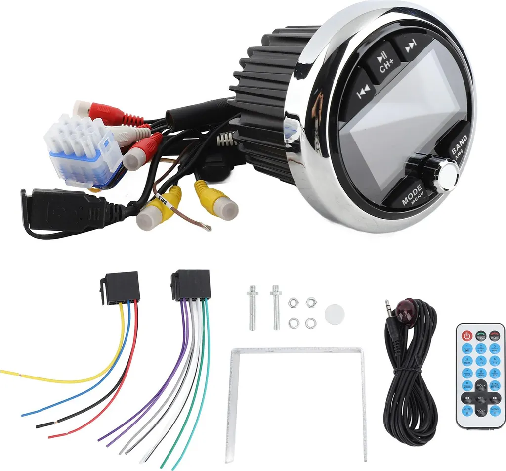 Radio de bord Bluetooth étanche anti-poussière pour bateau et RV