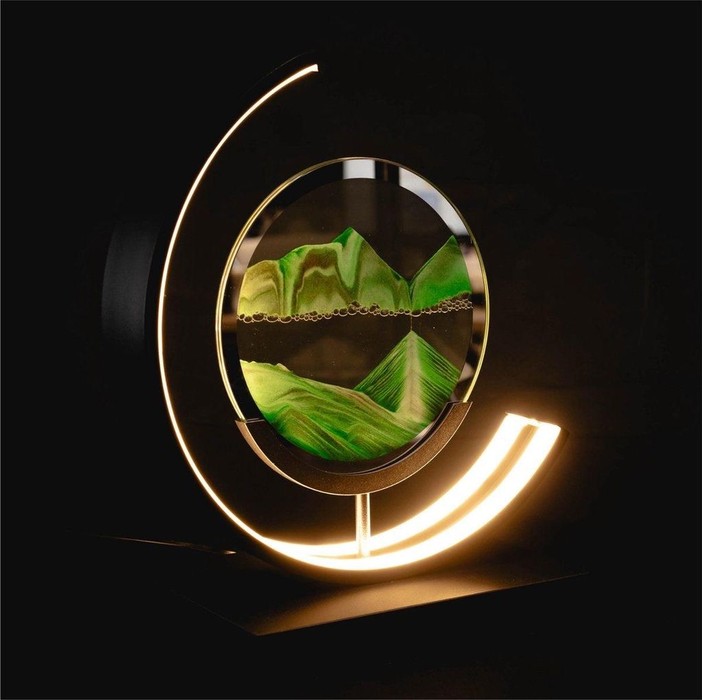 Luxus - Treibsand Tischlampe - Grün Produktbild 