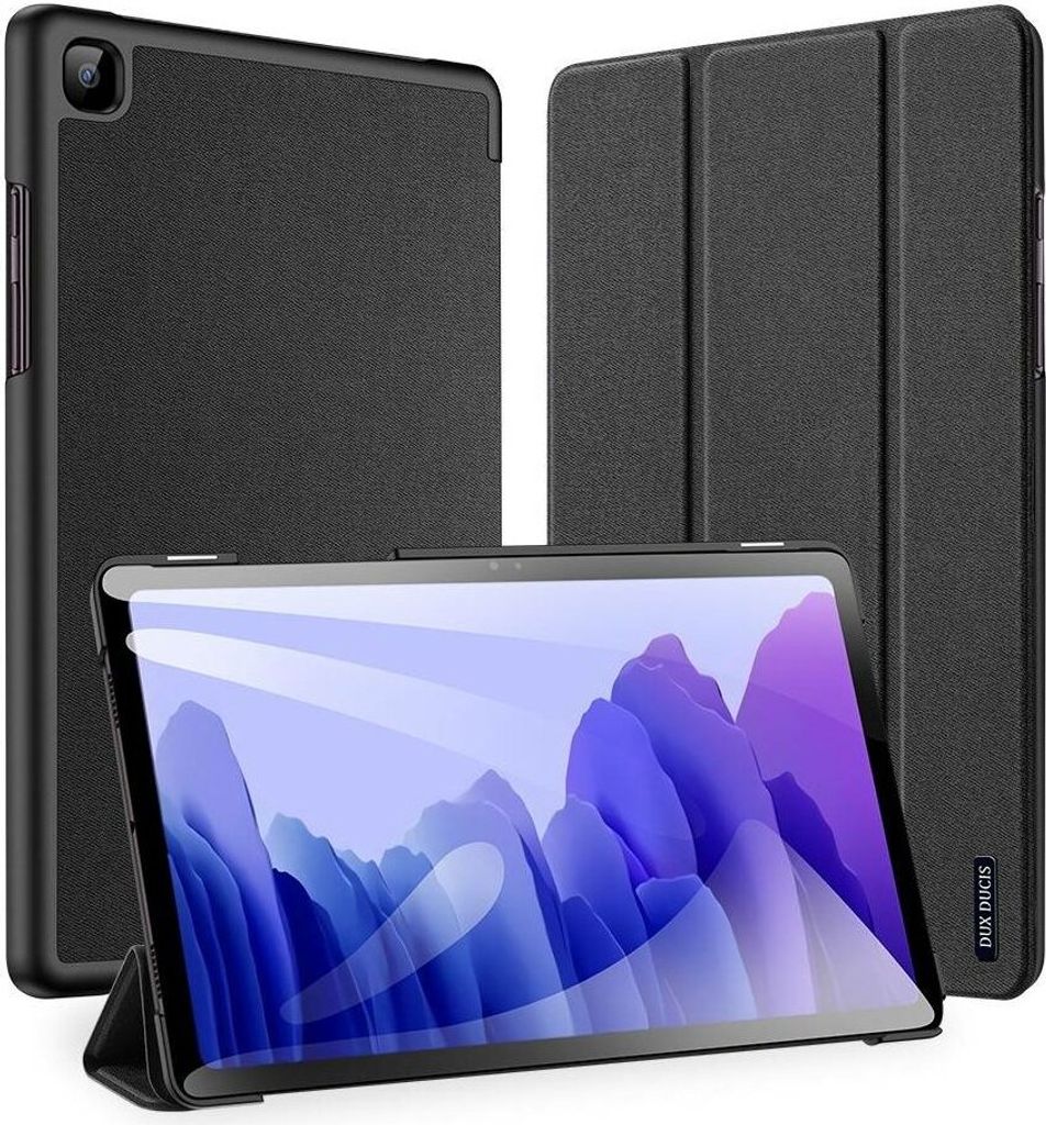 Dux Ducis Buch Tasche Hartschale mit Smart Sleep Standfunktion für Samsung Galaxy Tab S7 FE (T730/T736B) Tablet Hülle Etui Brieftasche Schutzhül...