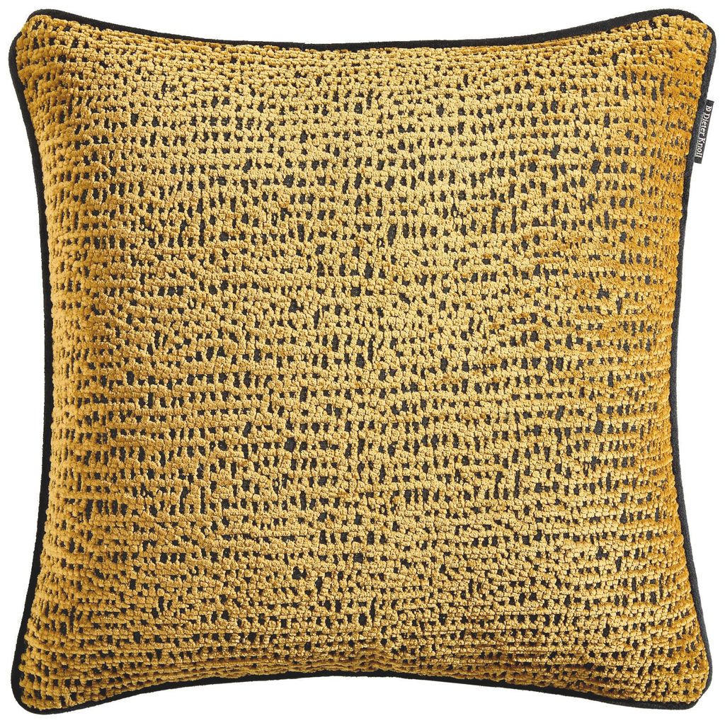 Dieter Knoll Kissenhülle aus Polyester, Gold, 45x45 cm – Produktbild 