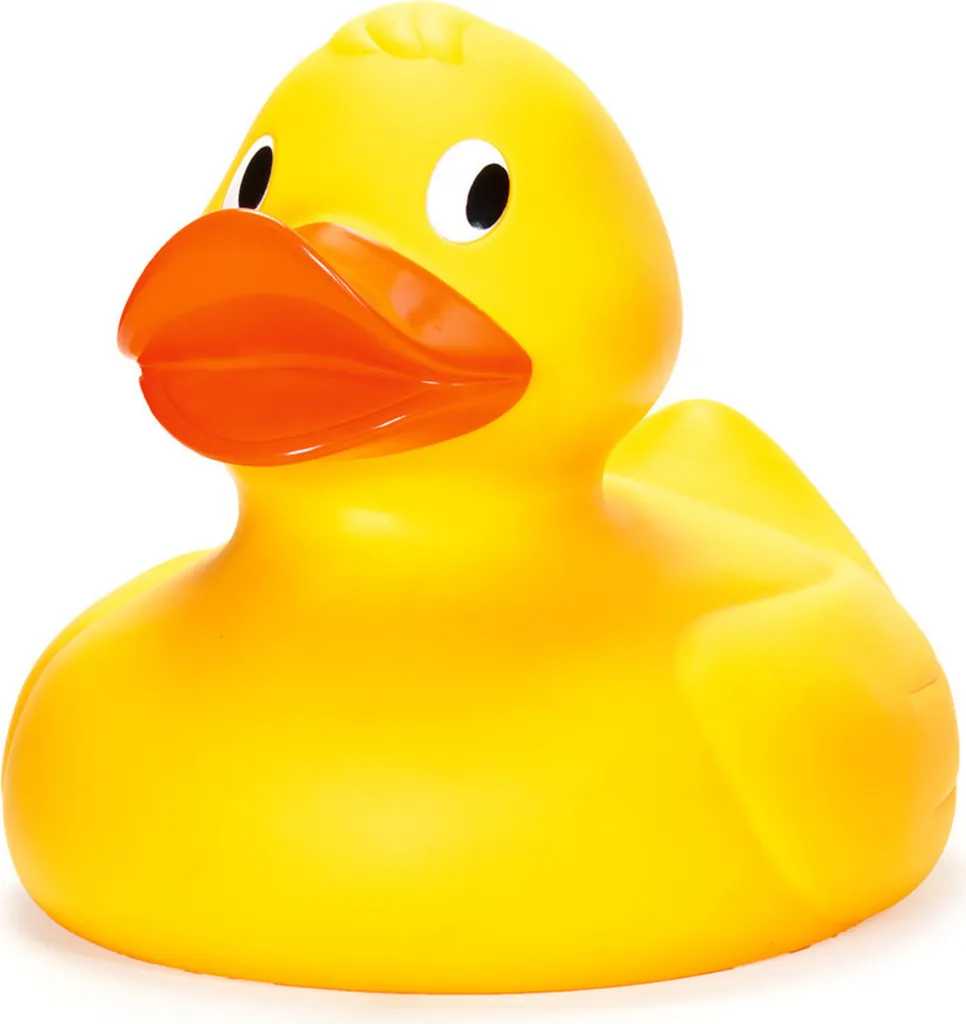 Canard de Bain Géant contre la Peur de l'Eau - Jouet Rassurant 27 cm