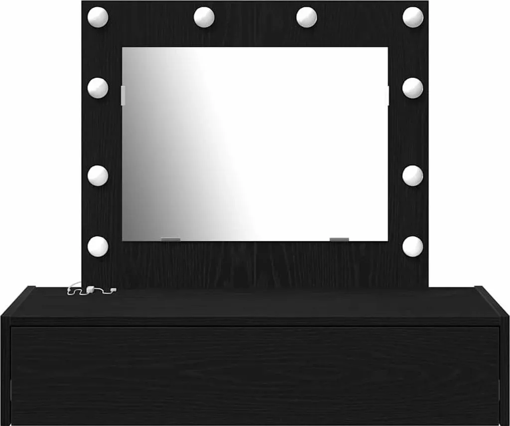 Toletta Compatta vidaXL Nera 83x40x70cm - Ottimizzazione Spazio Camera - 4