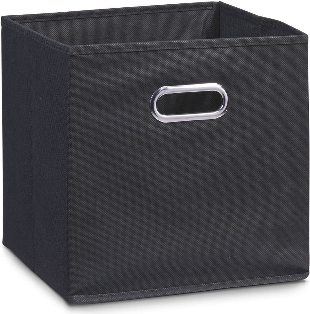 Contenitore Zeller, in pile, nero, 28 x 28 x 28 cm Immagine del prodotto 