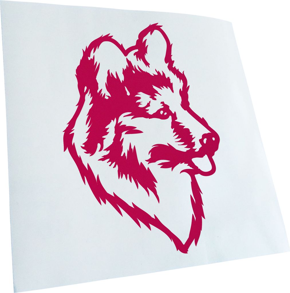Kiwistar - Autoaufkleber - Cardinal Welsh Corgi Hund - Pink - 50x33cm - Aufkleber für Auto, Laptop, Fahrrad, LKW, Motorrad mehrfarbig JDM Decal Ra...