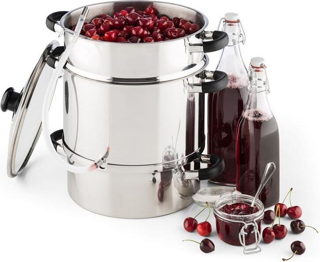 Klarstein Applebee - Elektrischer Dampfentsafter, Edelstahl Produktbild 7
